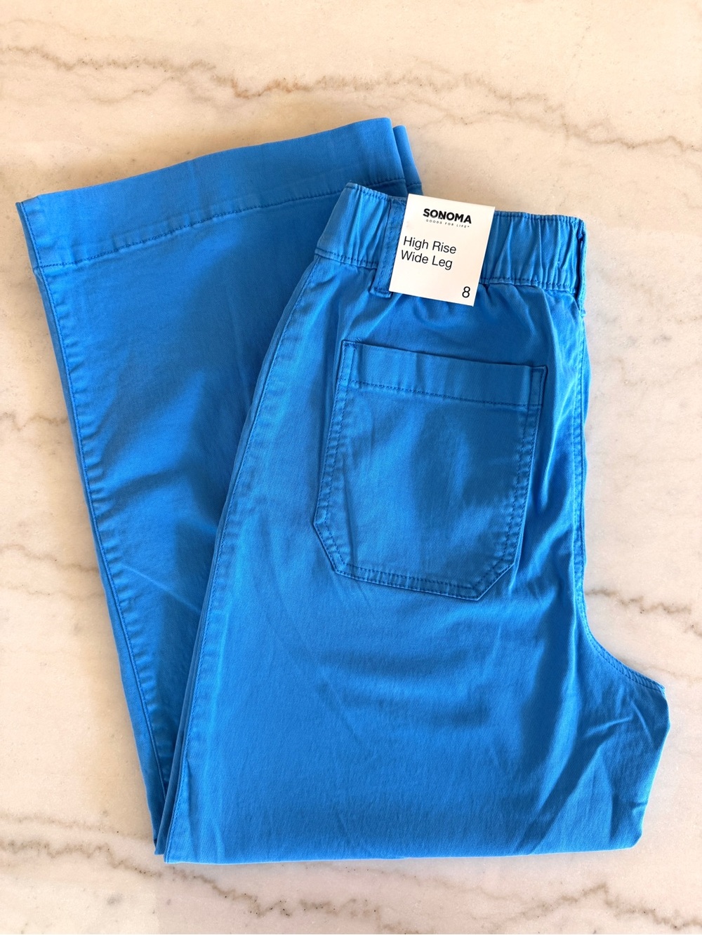 Sonoma High Rise Wide Leg Pull on Pants